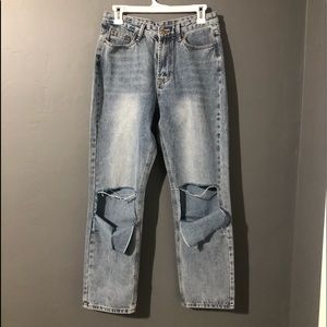 High Rise Baggy Jeans